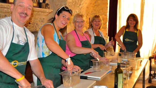 Our Norcia vacation features three full hands on cooking classes where we learn culinary specialties of Umbria